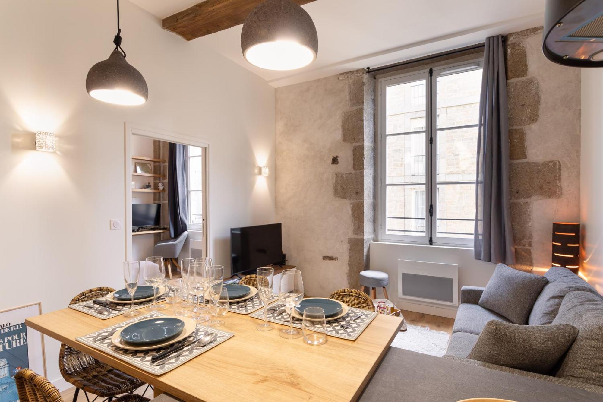 Le Kodama - Appt En Plein Coeur De St Malo Saint-Malo Bagian luar foto